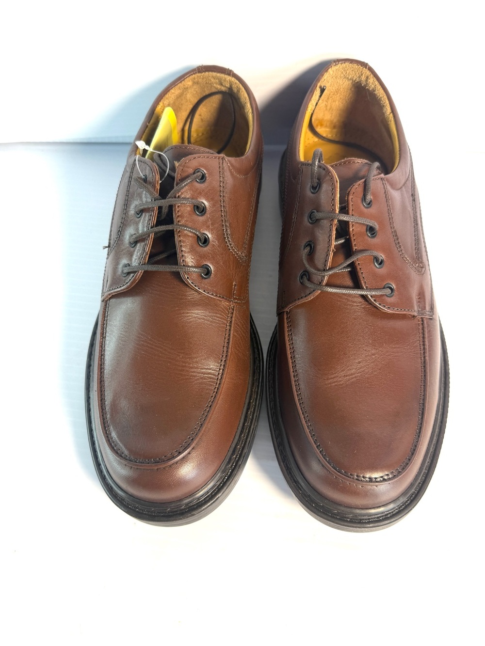 Barrington Men's Brown Leather Derby Shoes - Comfortable Lace-Up Oxfords